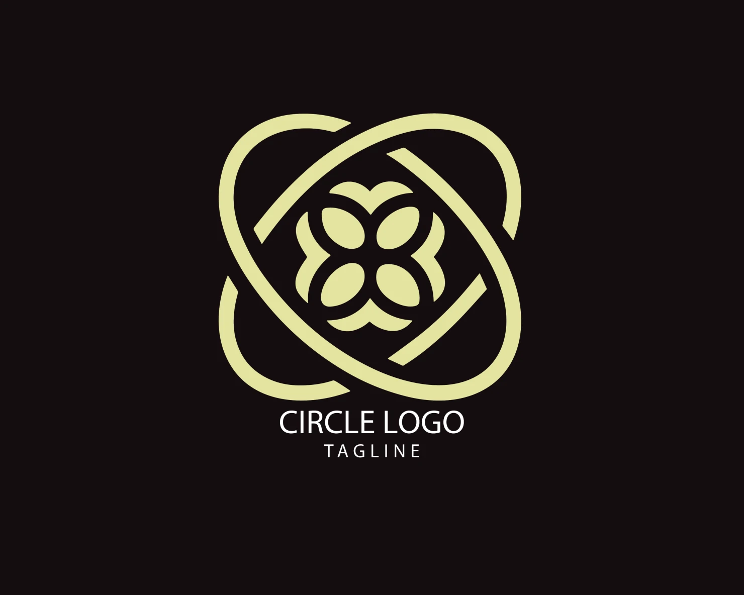 Circle customizable logo set design #38709