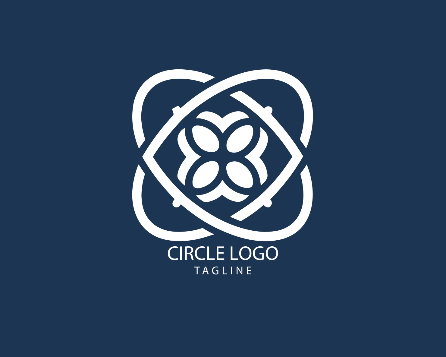 Circle customizable logo set design #38710