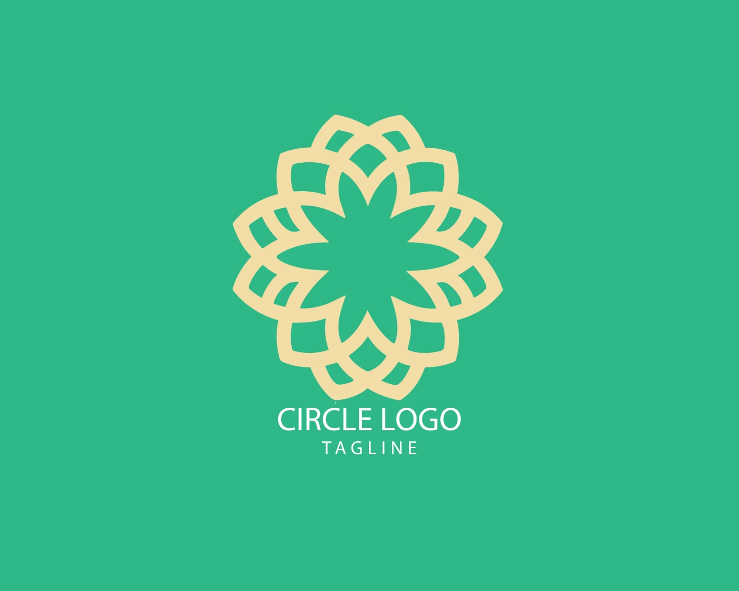 Circle customizable logo set design #38711