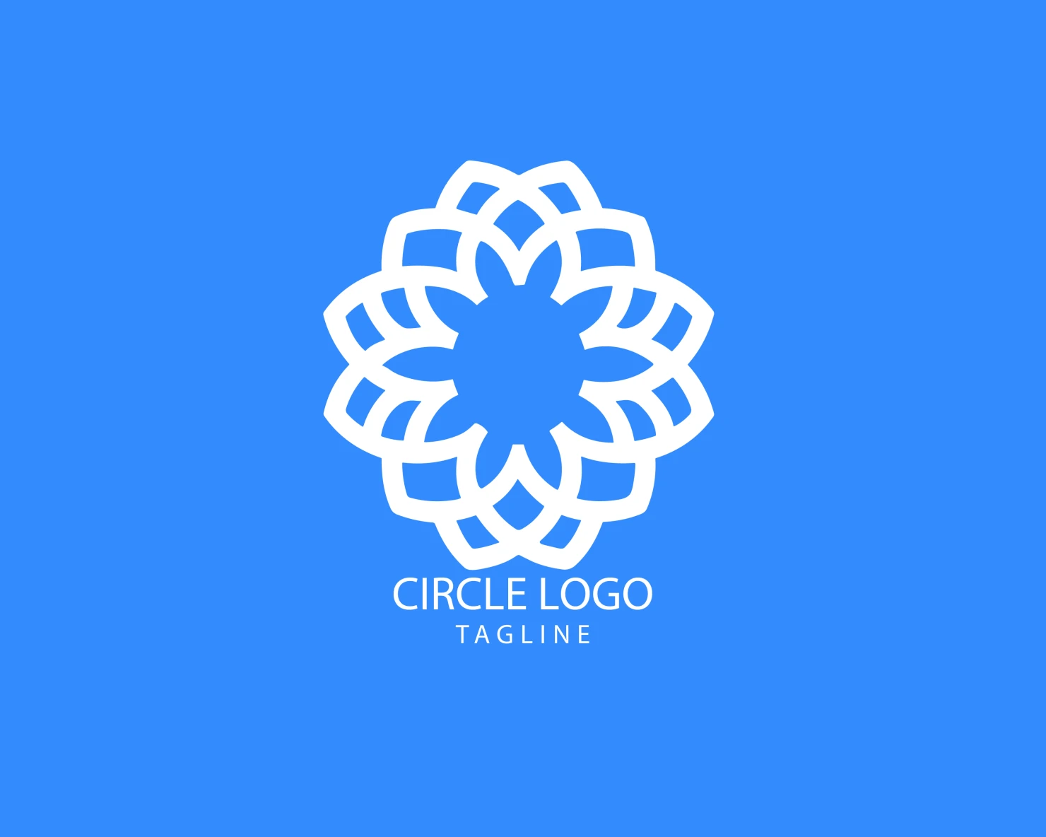 Circle customizable logo set design #38712