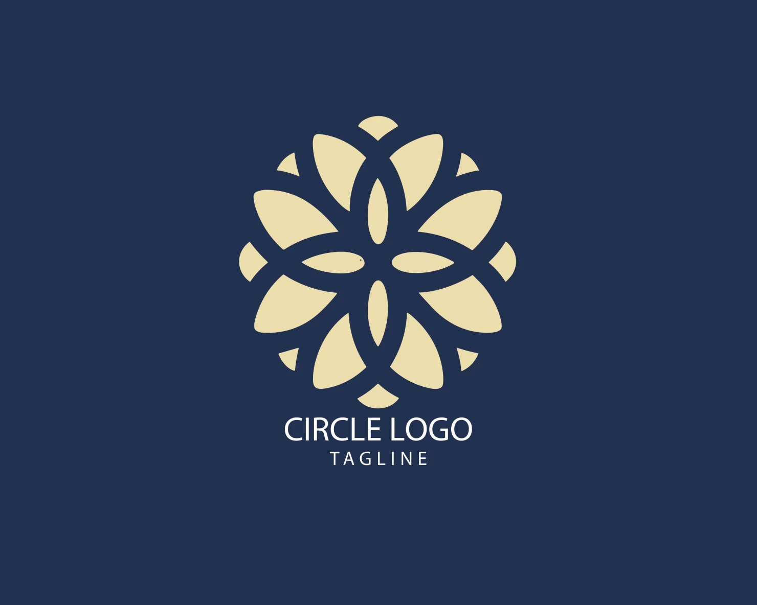Circle customizable logo set design #38714