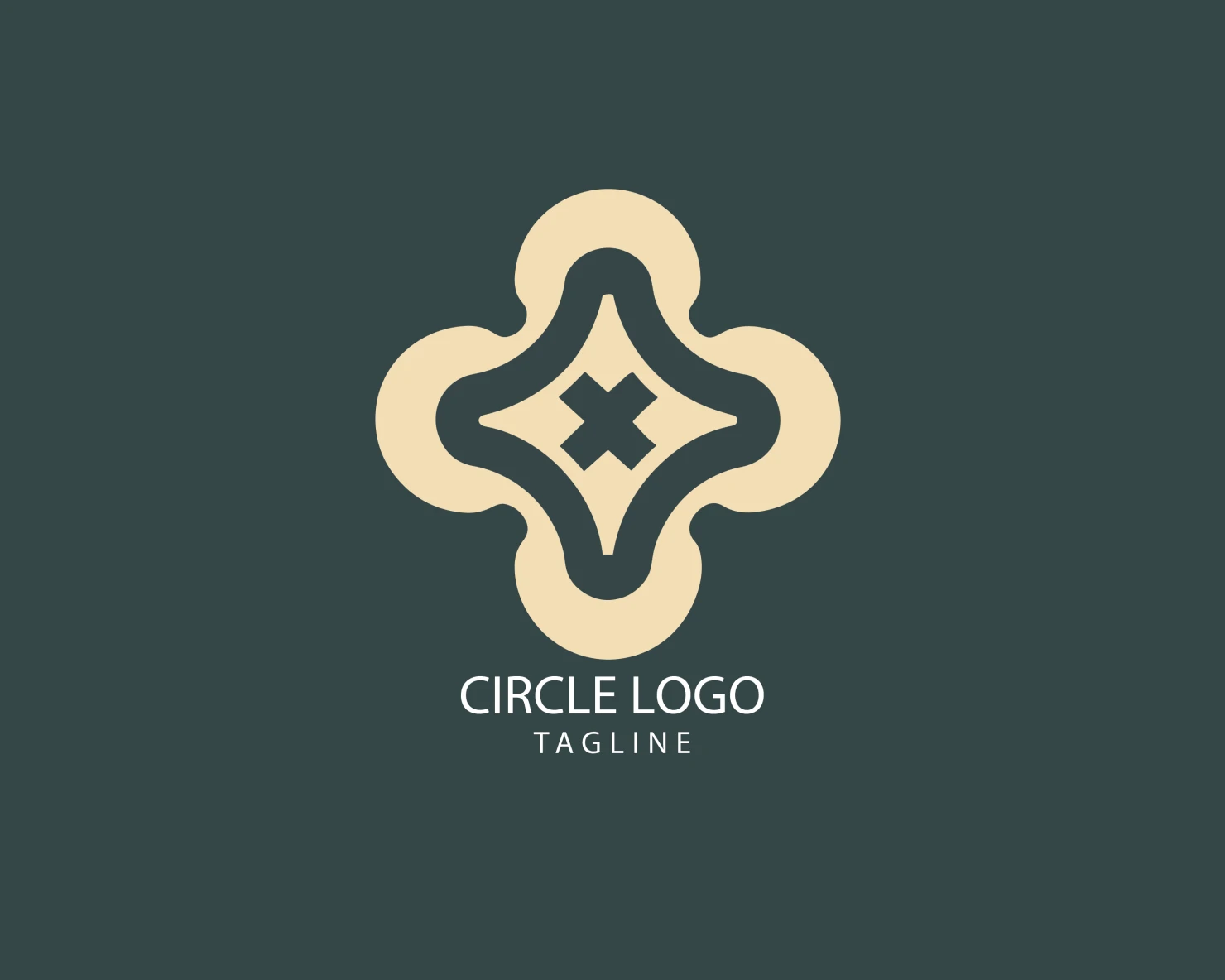 Circle customizable logo set design #38715