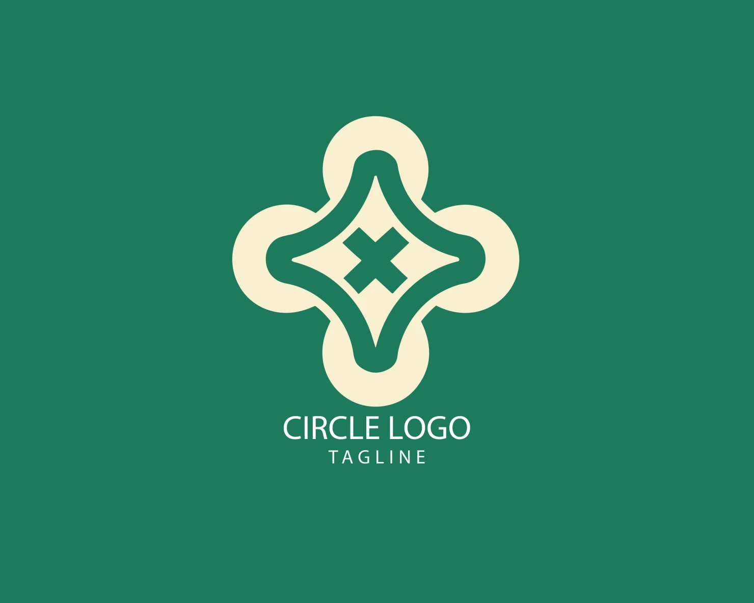 Circle customizable logo set design #38716
