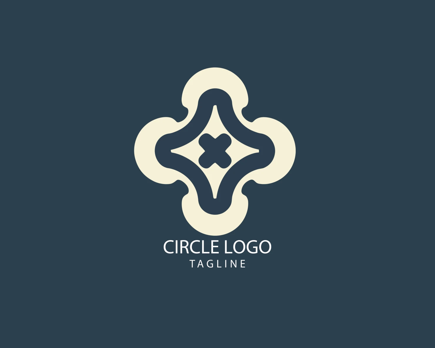 Circle customizable logo set design #38717