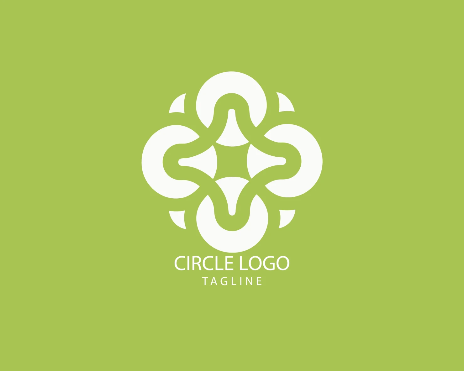 Circle customizable logo set design #38719