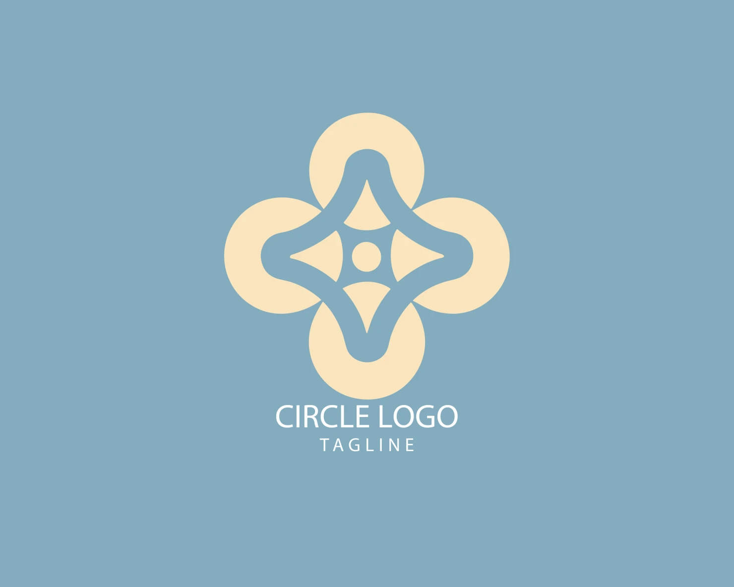 Circle customizable logo set design #38720