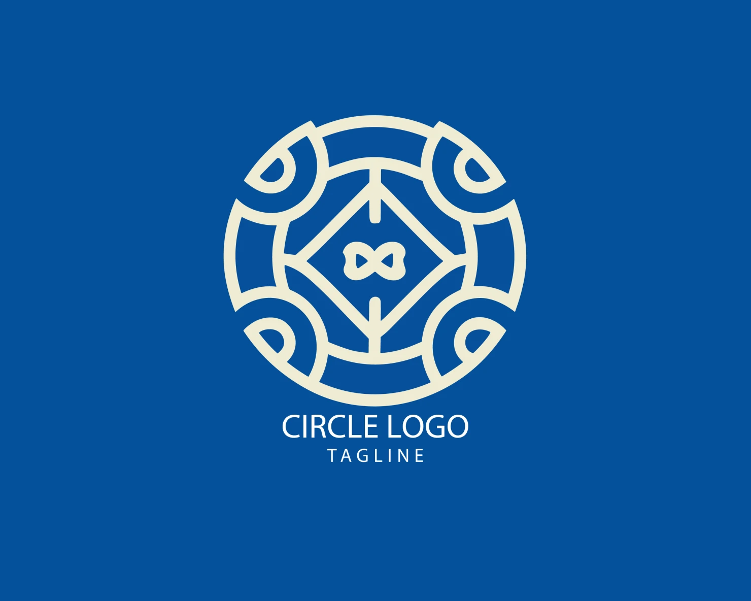 Circle customizable logo set design #38722
