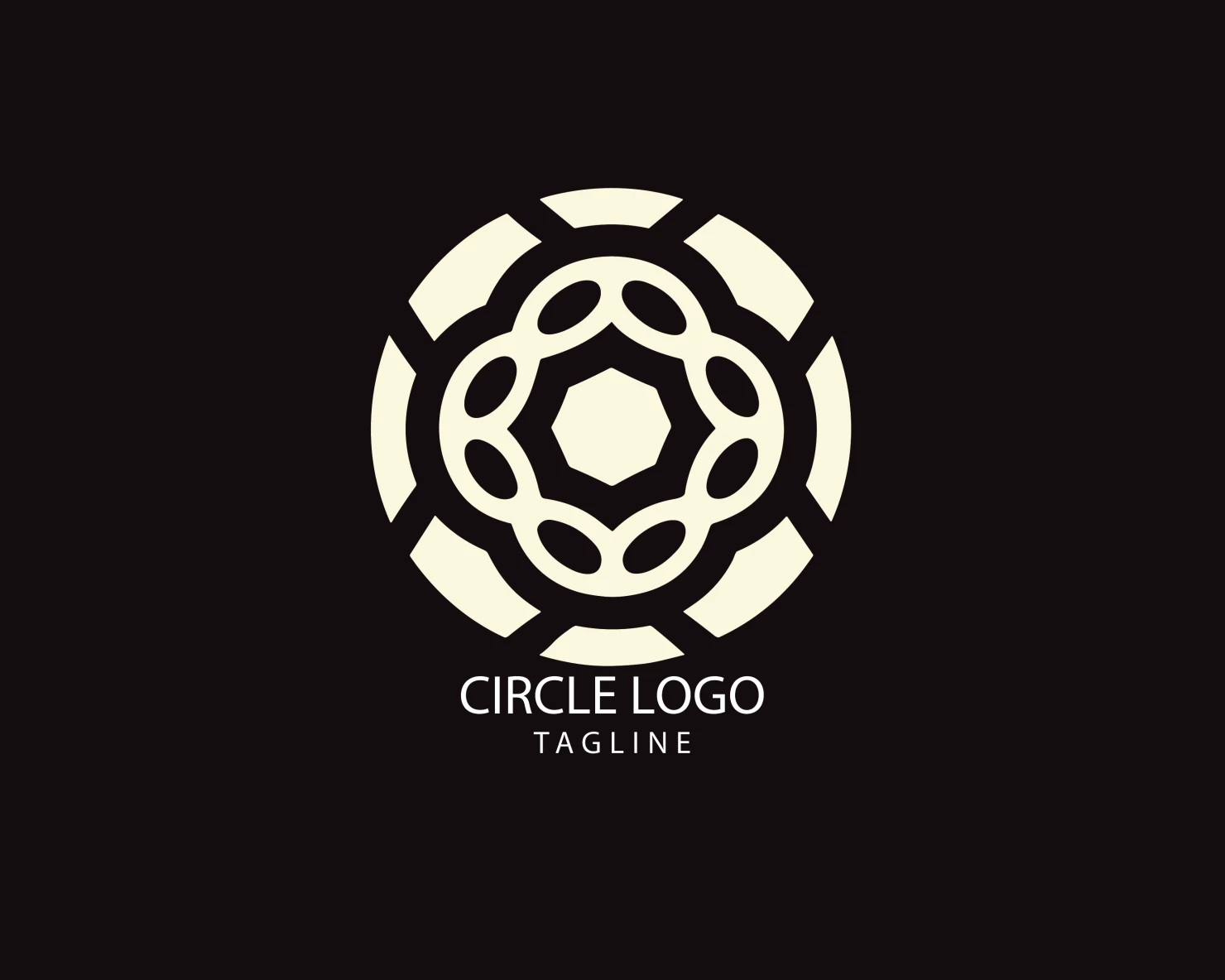 Circle customizable logo set design #38723