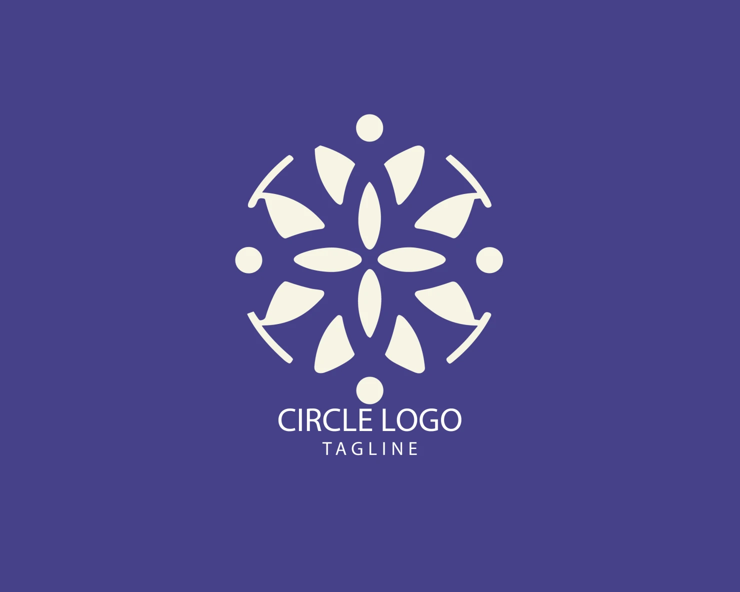 Circle customizable logo set design #38727