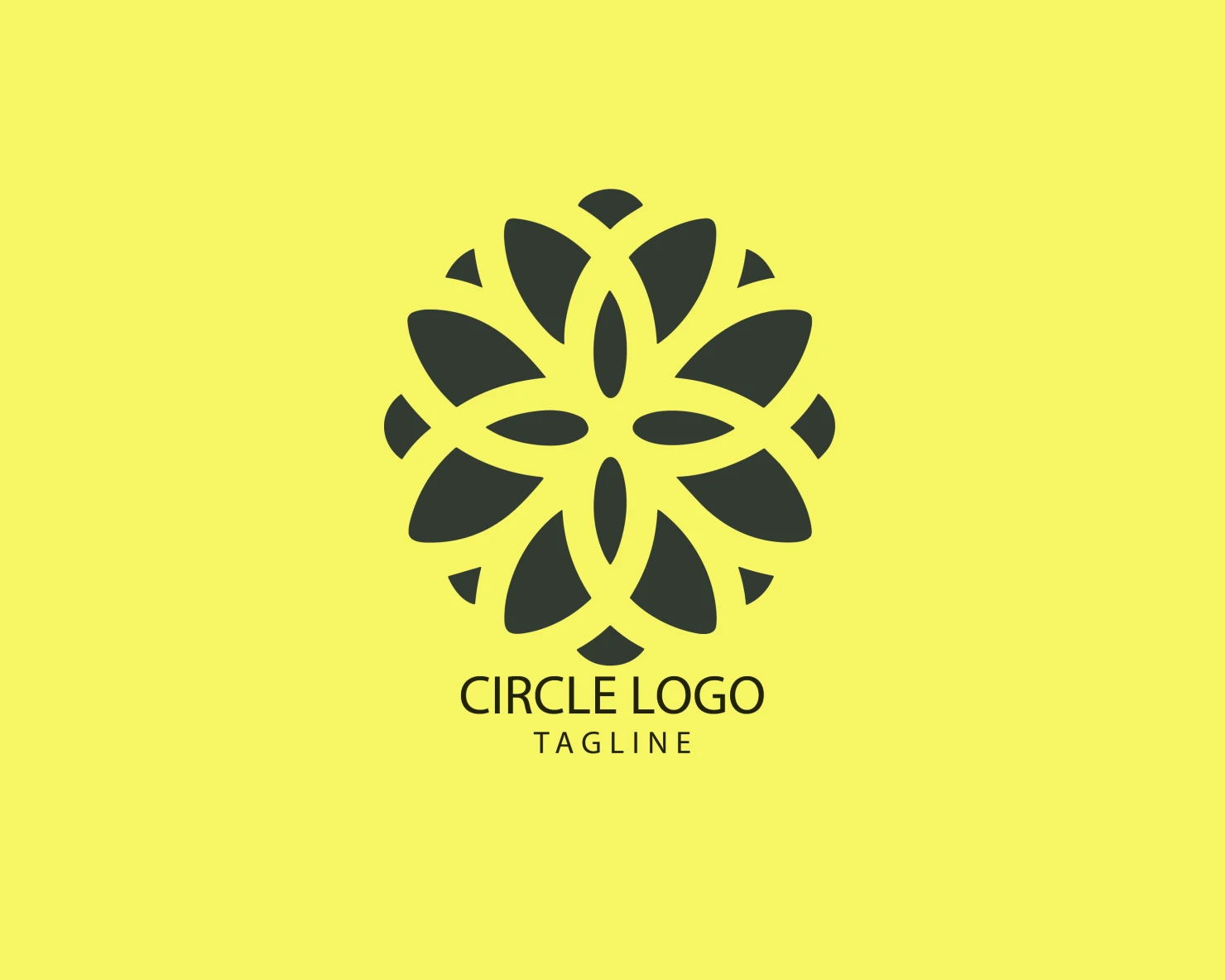 Circle customizable logo set design #38729