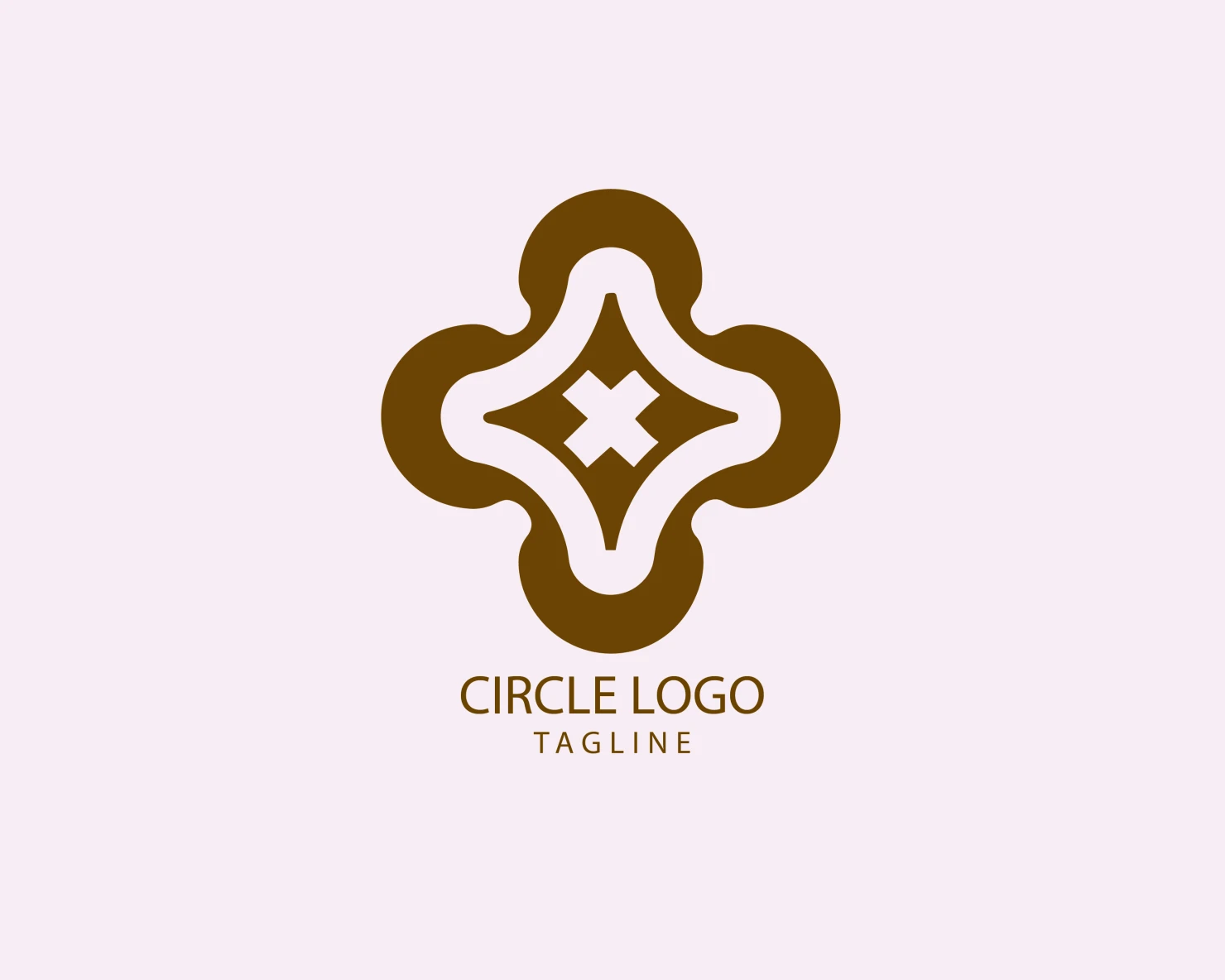 Circle customizable logo set design #38731