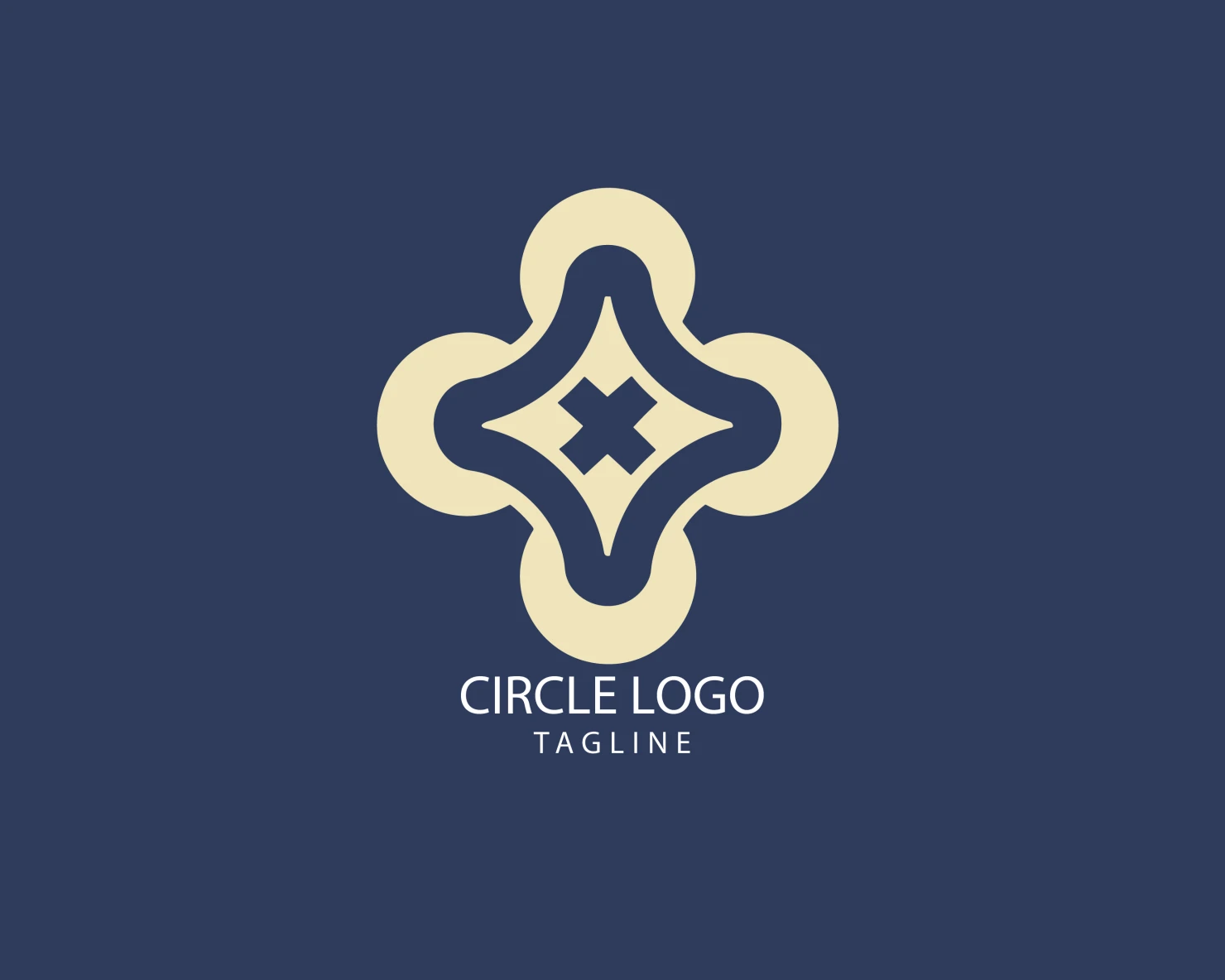Circle customizable logo set design #38734