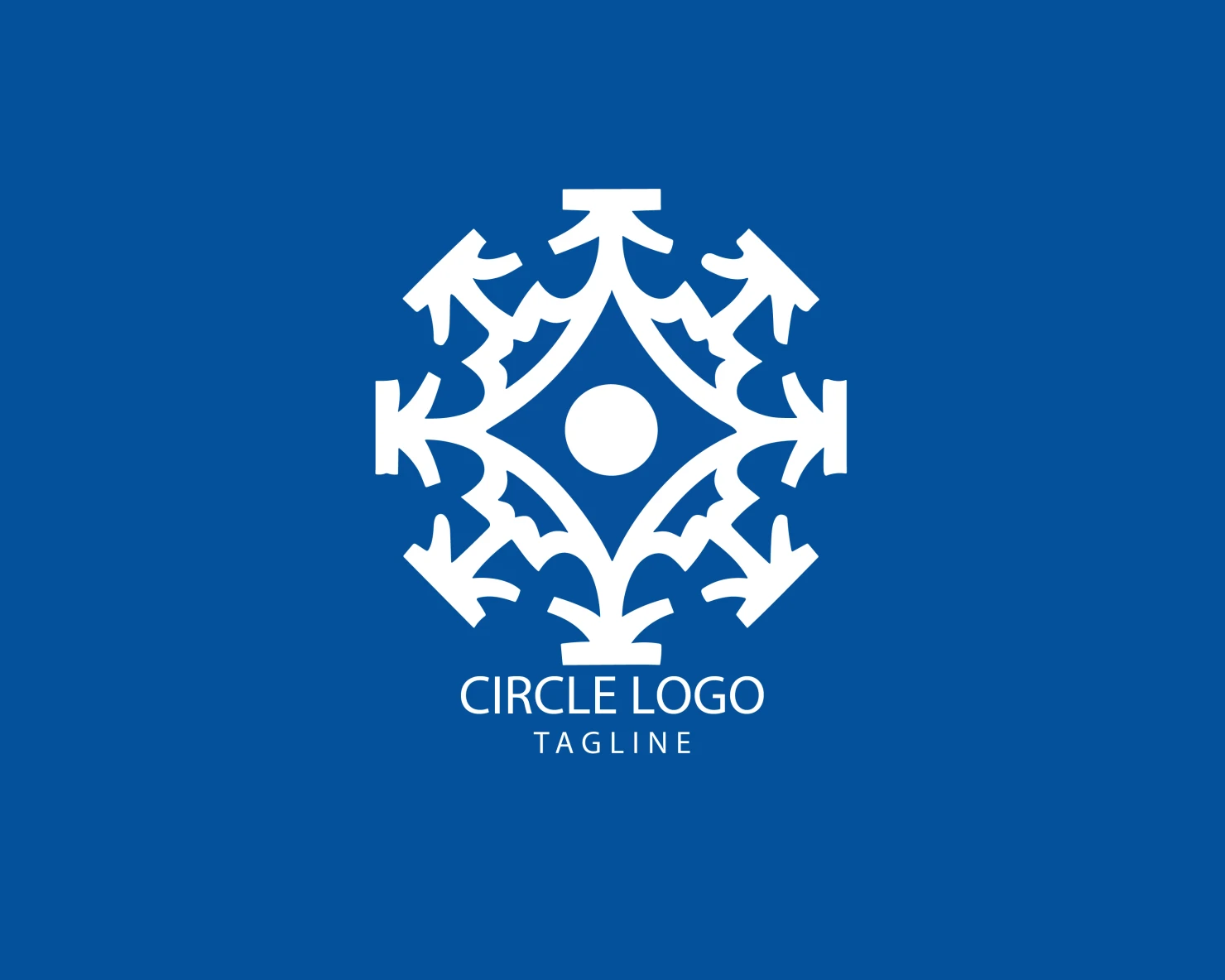 Circle customizable logo set design #38736