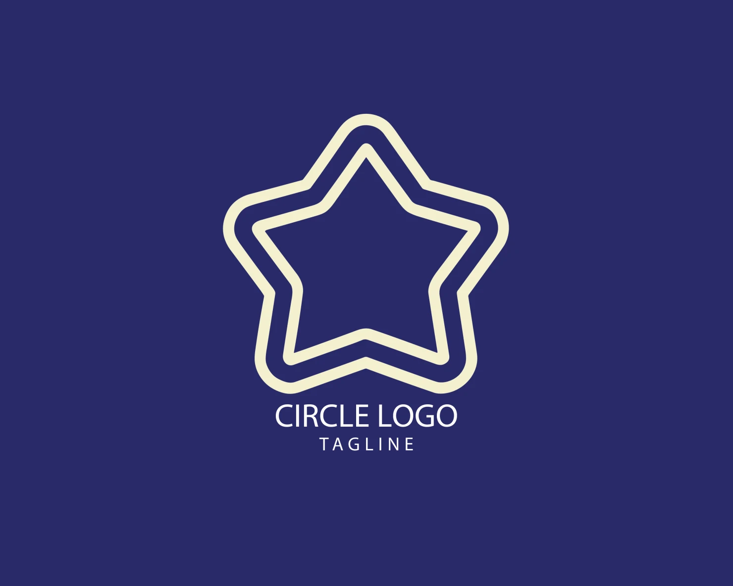 Circle customizable logo set design #38739