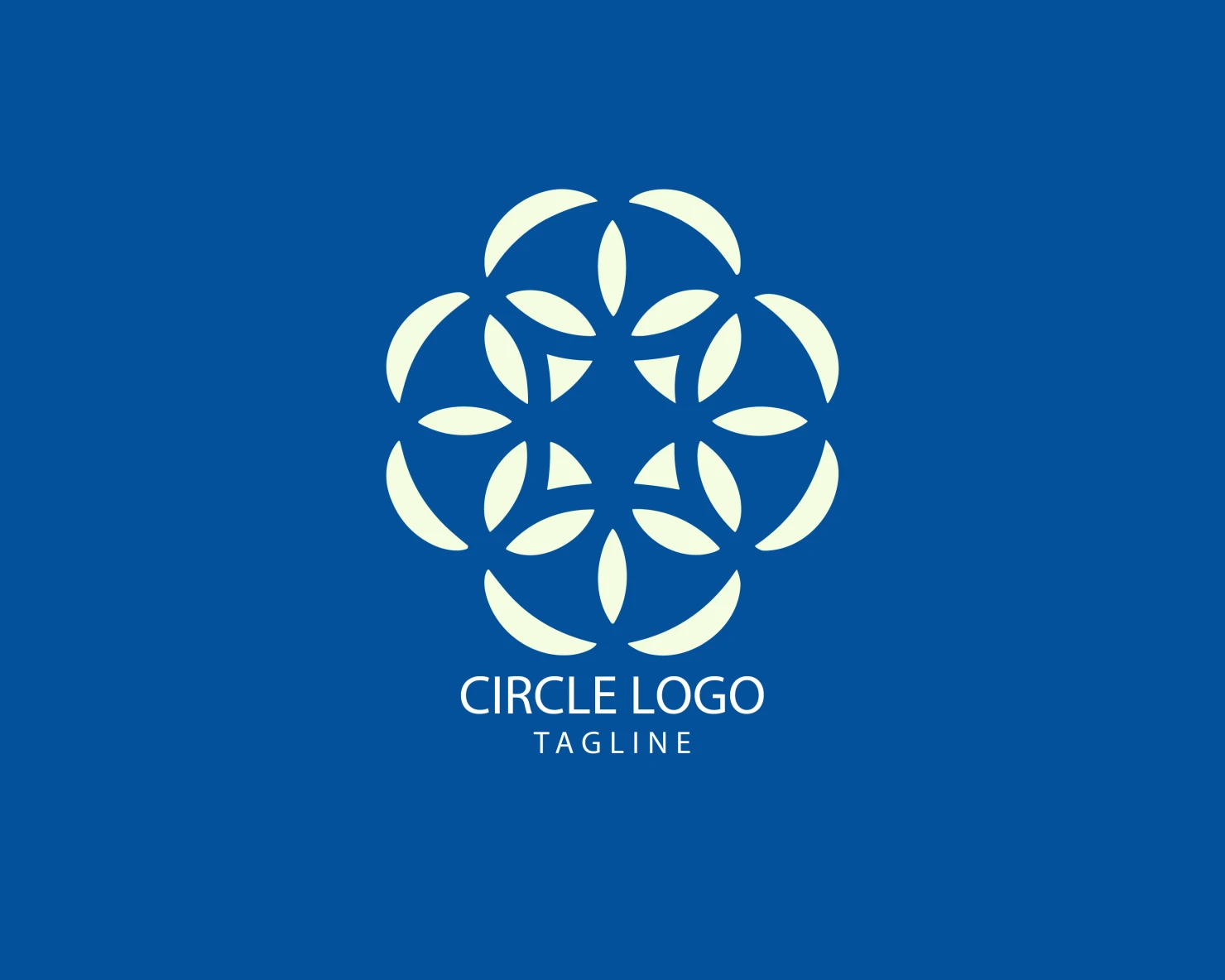 Circle customizable logo set design #38743