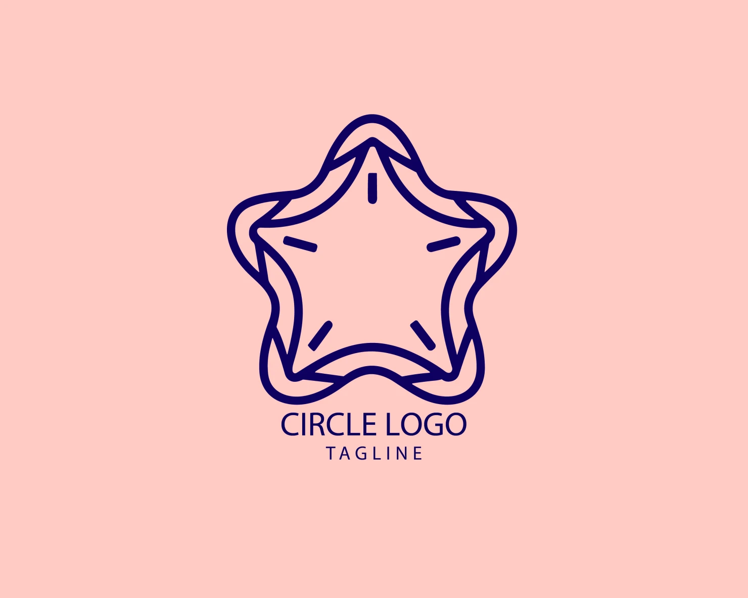 Circle customizable logo set design #38747