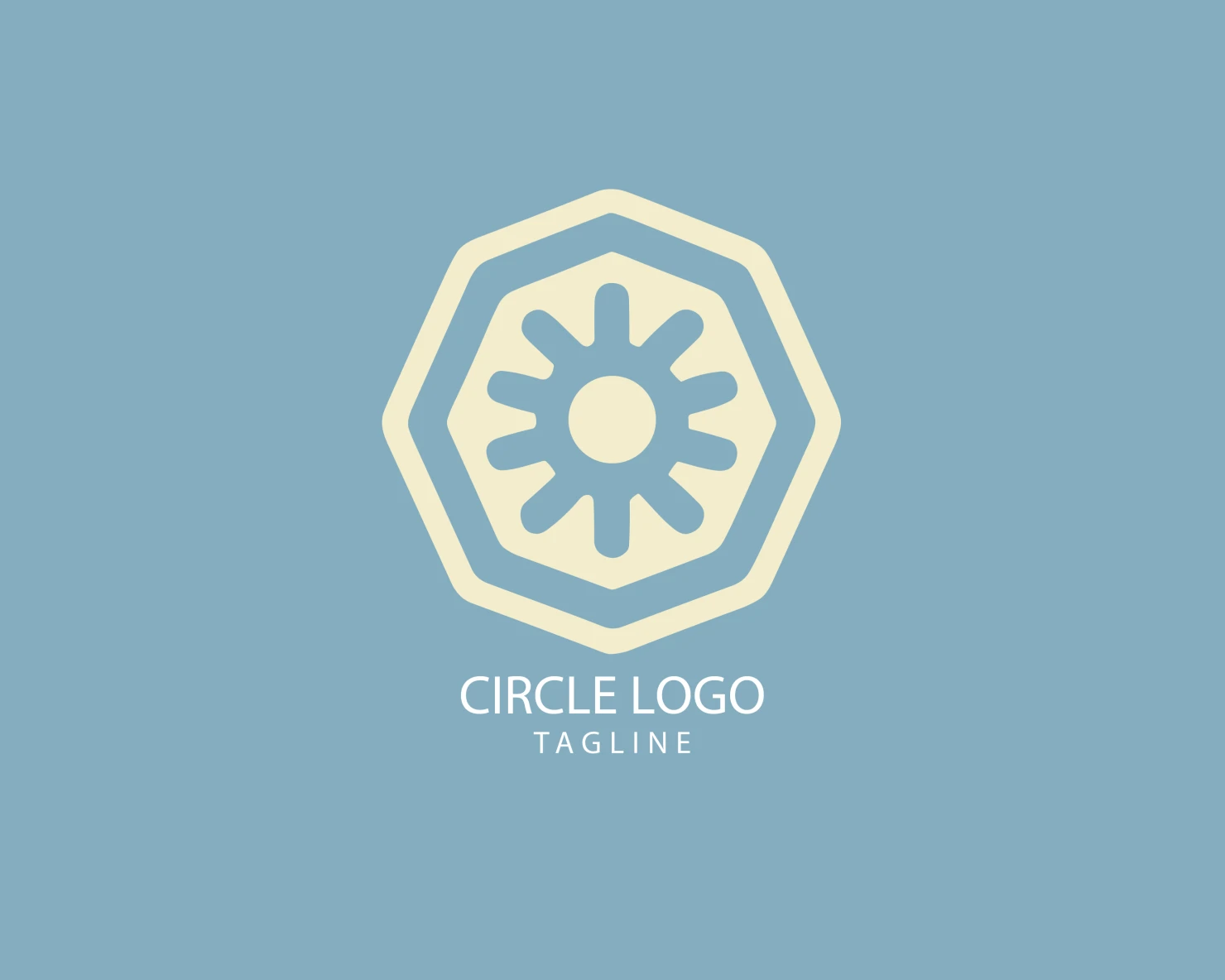 Circle customizable logo set design #38754