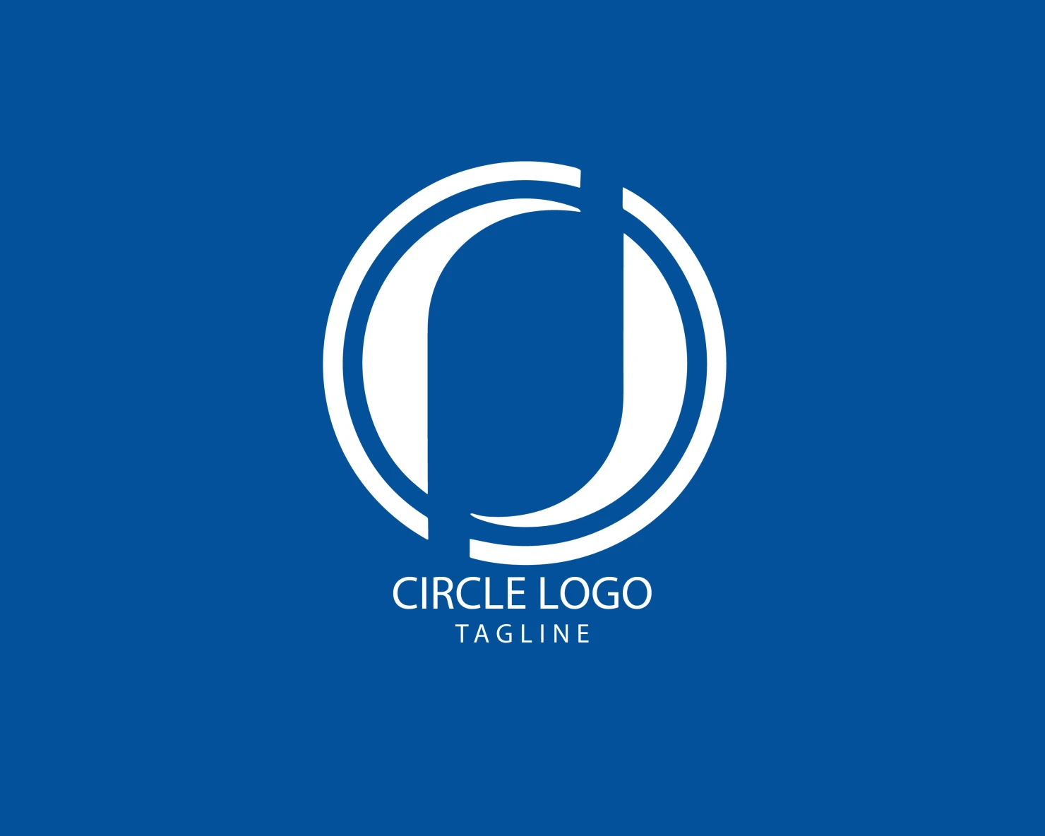 Circle customizable logo set design #38756
