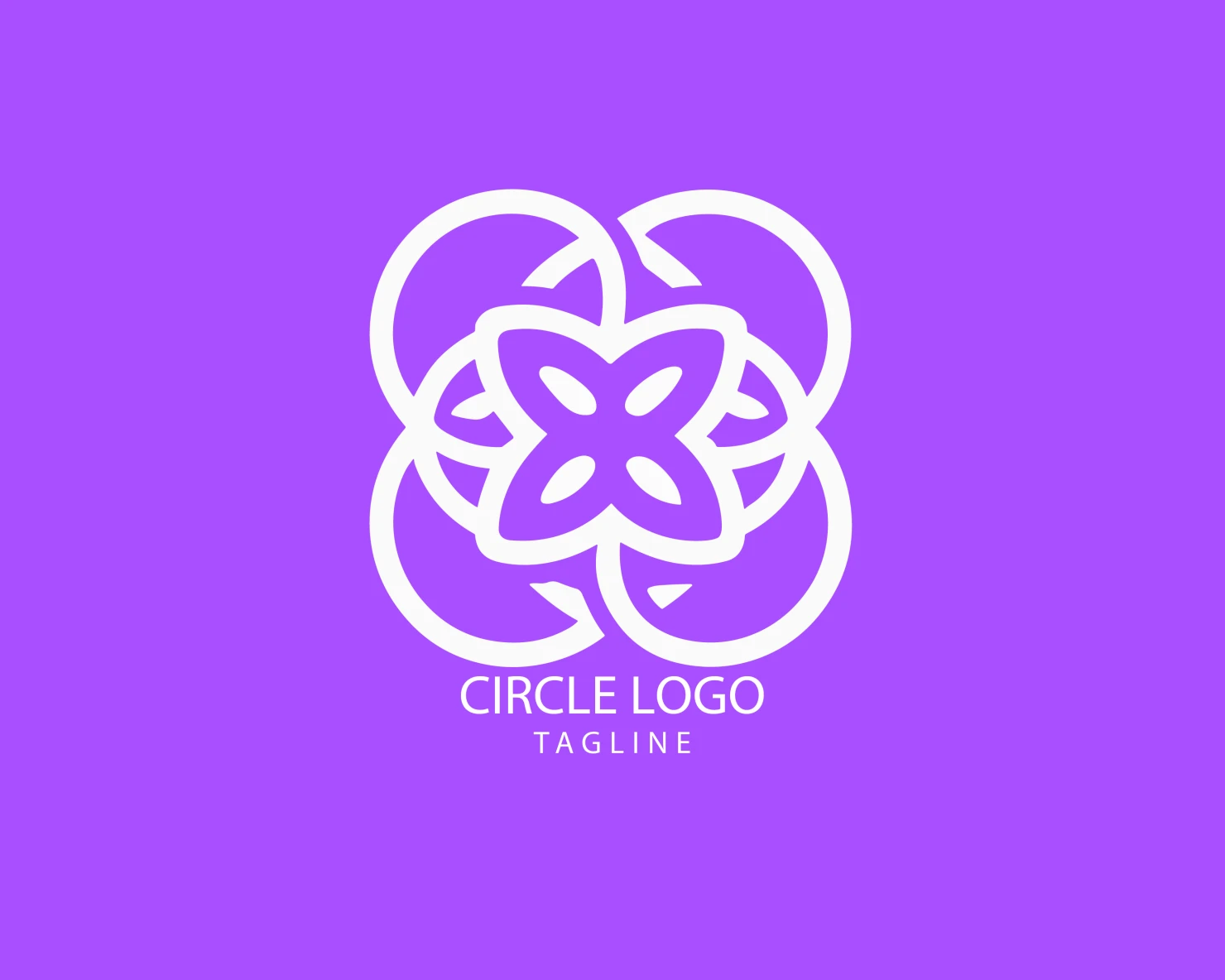 Circle customizable logo set design #38758