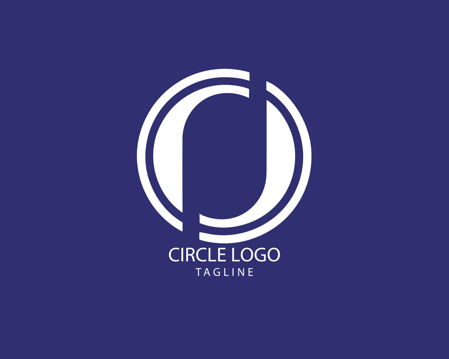 Circle customizable logo set design #38763