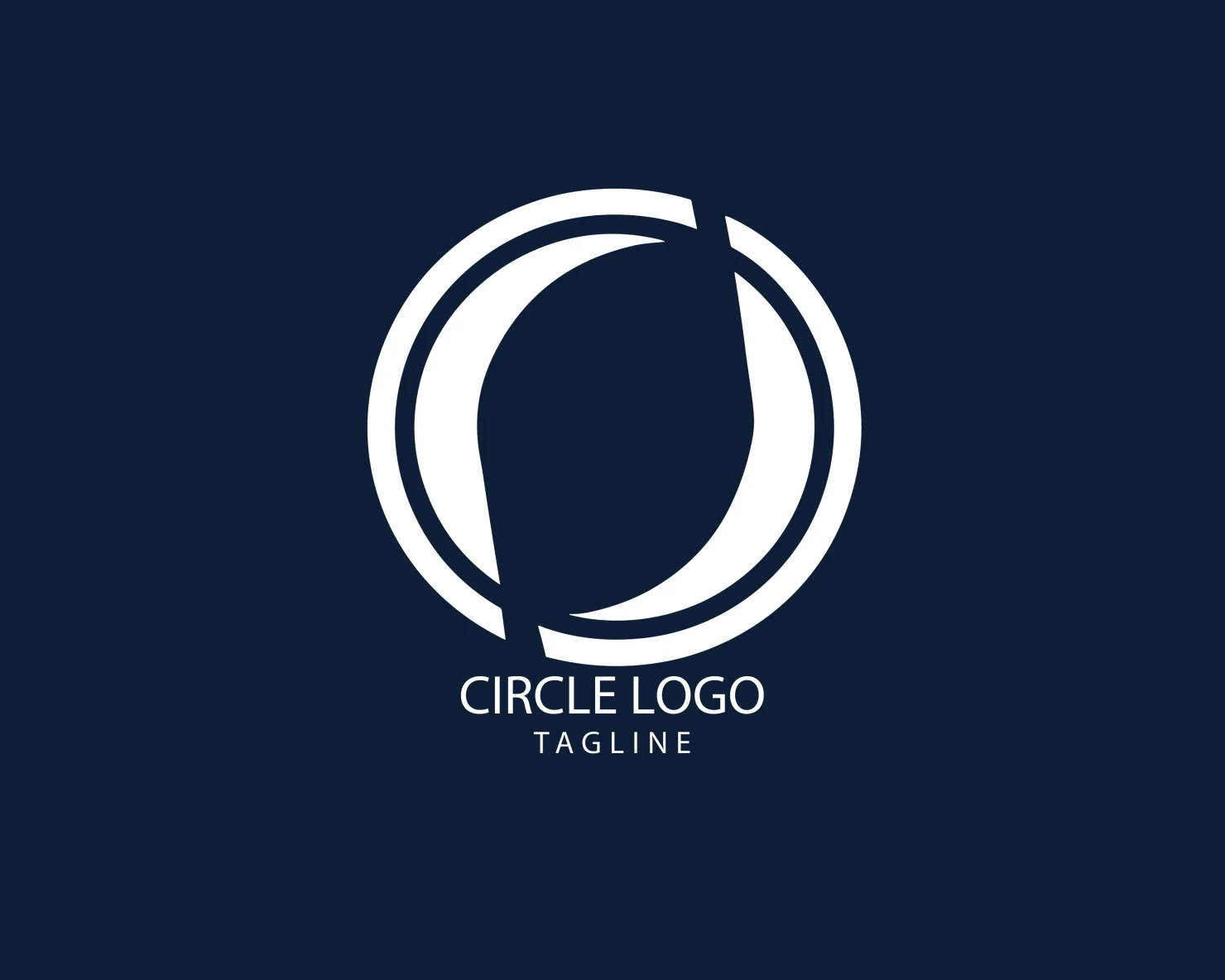Circle customizable logo set design #38764