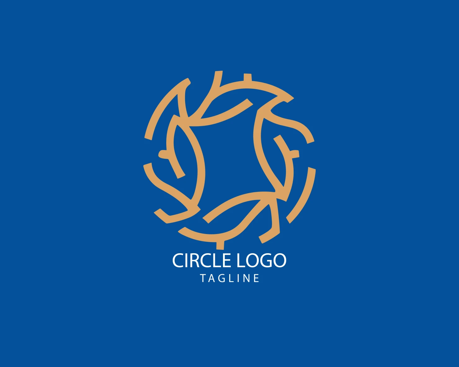 Circle customizable logo set design #38768