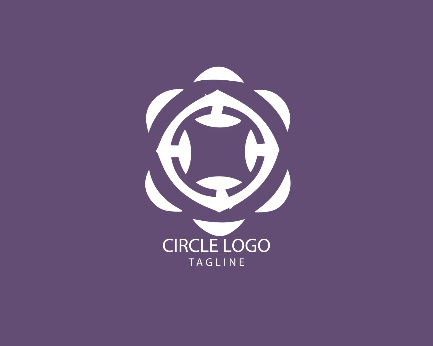 Circle customizable logo set design #38770