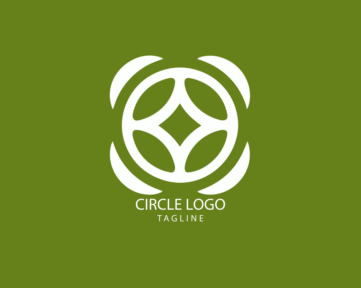 Circle customizable logo set design #38773
