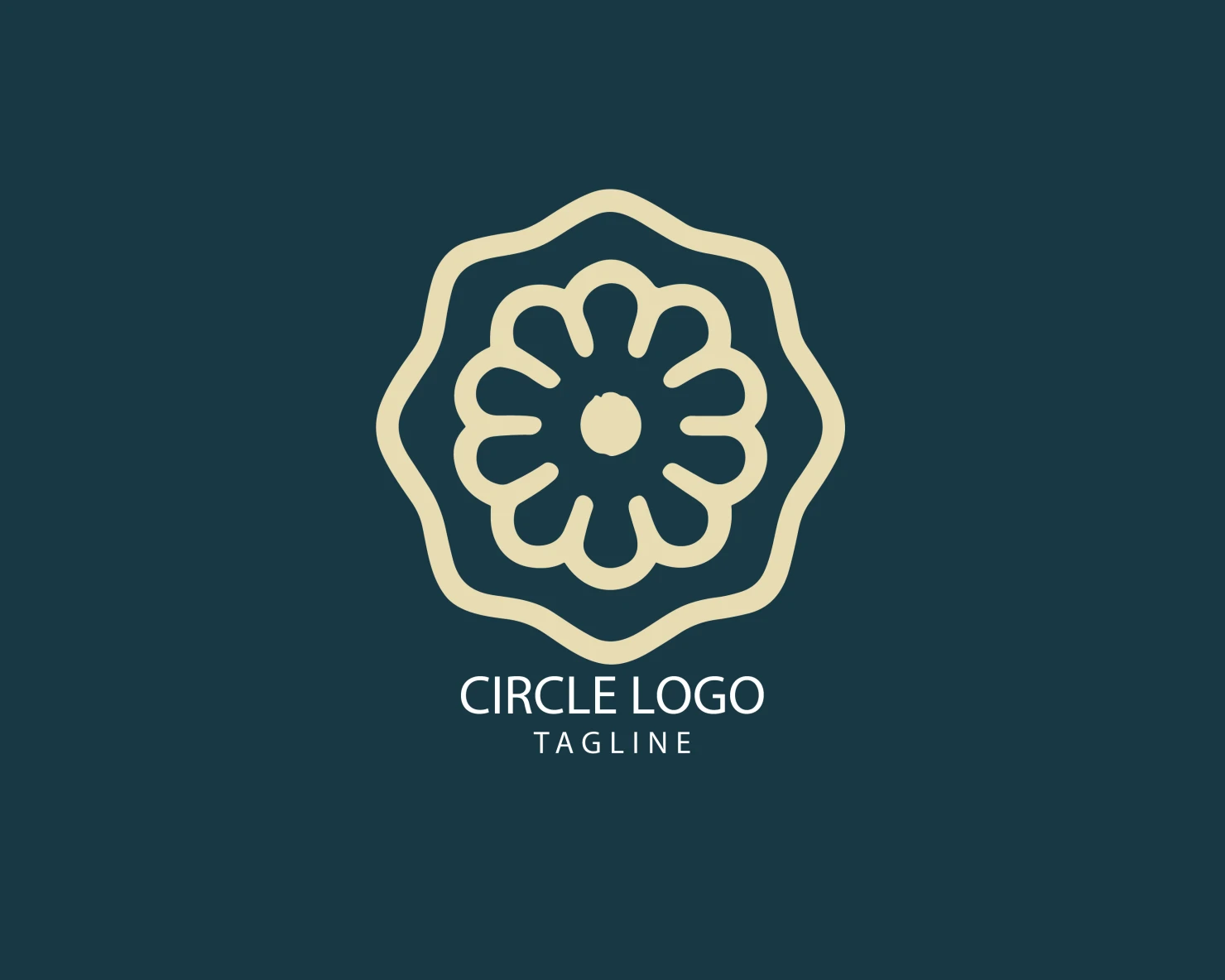 Circle customizable logo set design #38774
