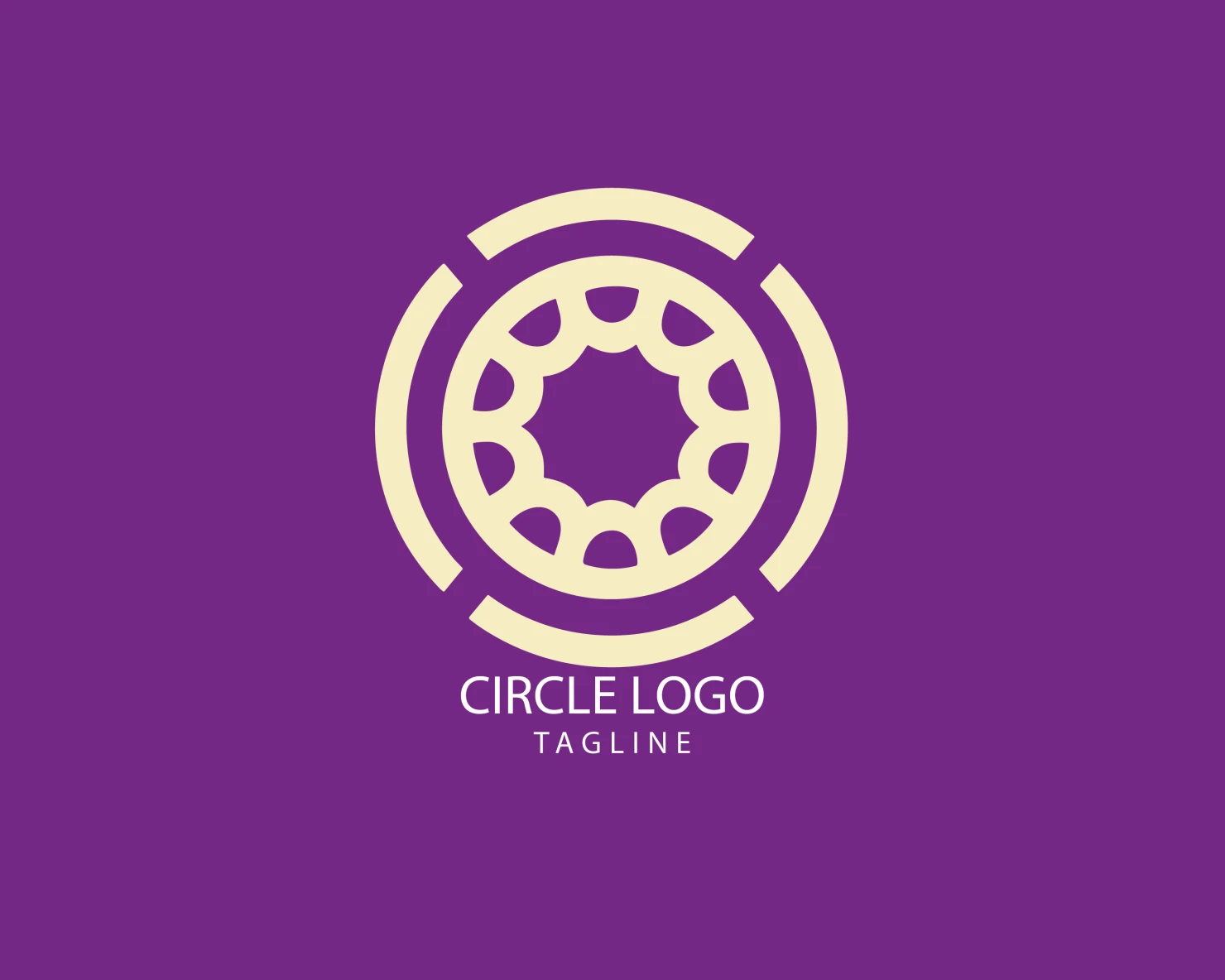 Circle customizable logo set design #38775