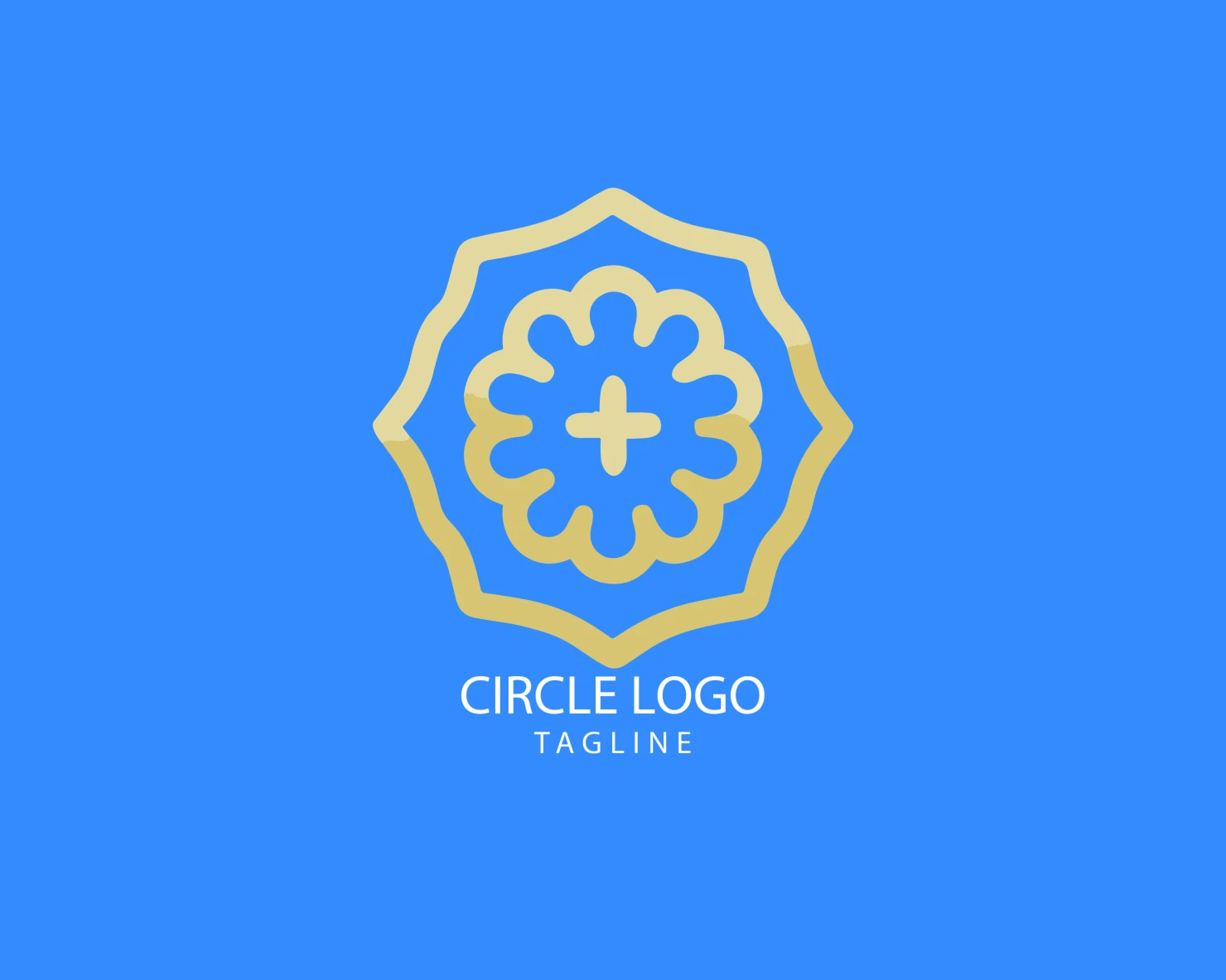 Circle customizable logo set design #38776