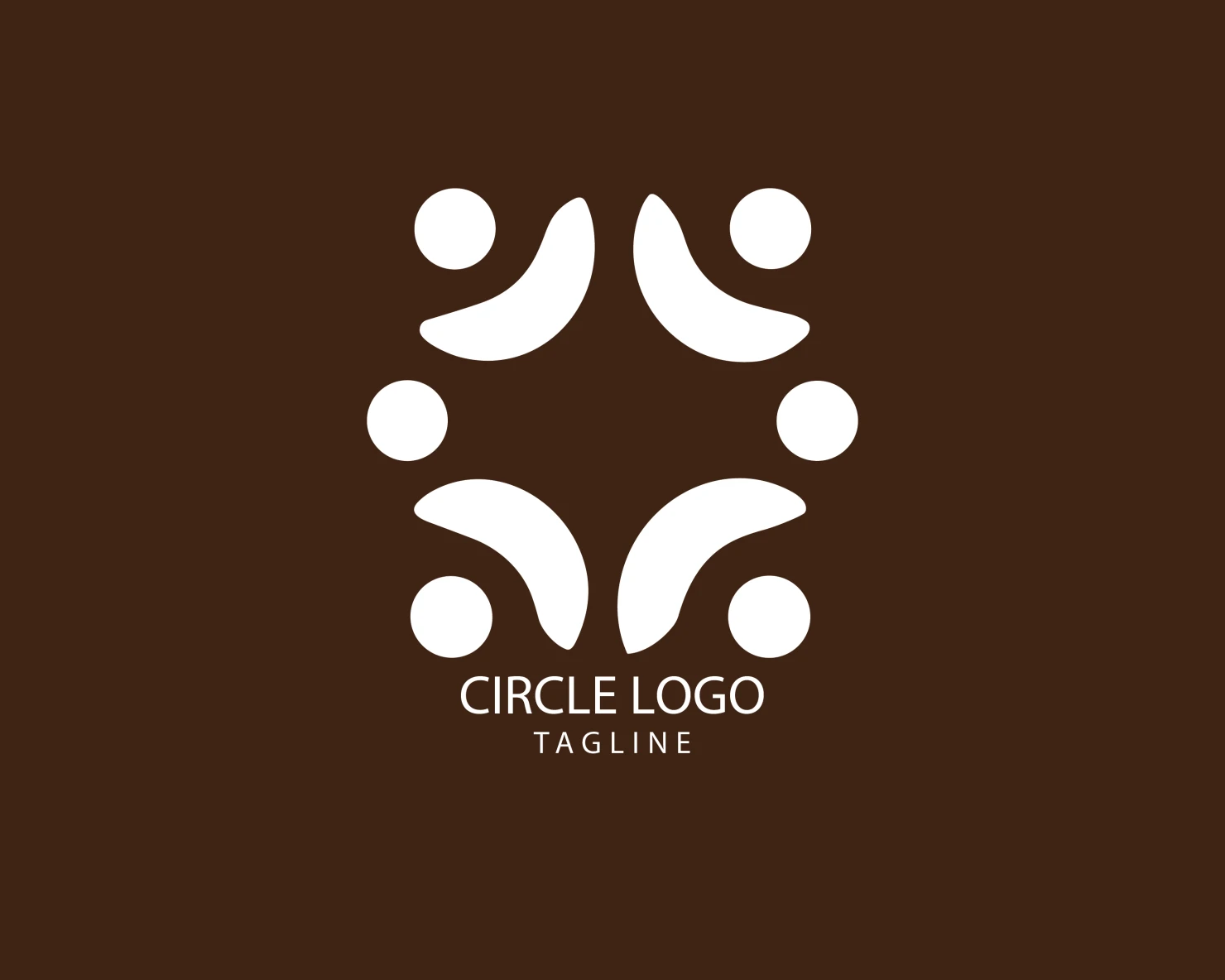 Circle customizable logo set design #38781