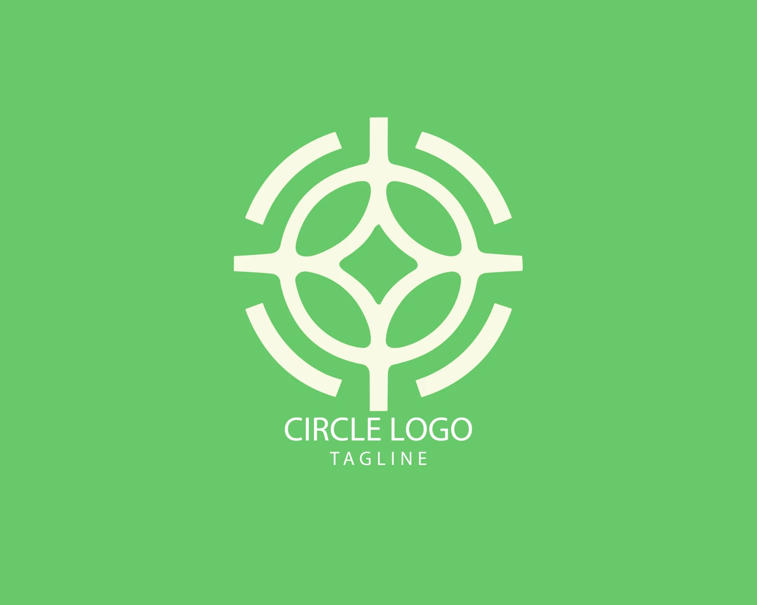 Circle customizable logo set design #38782