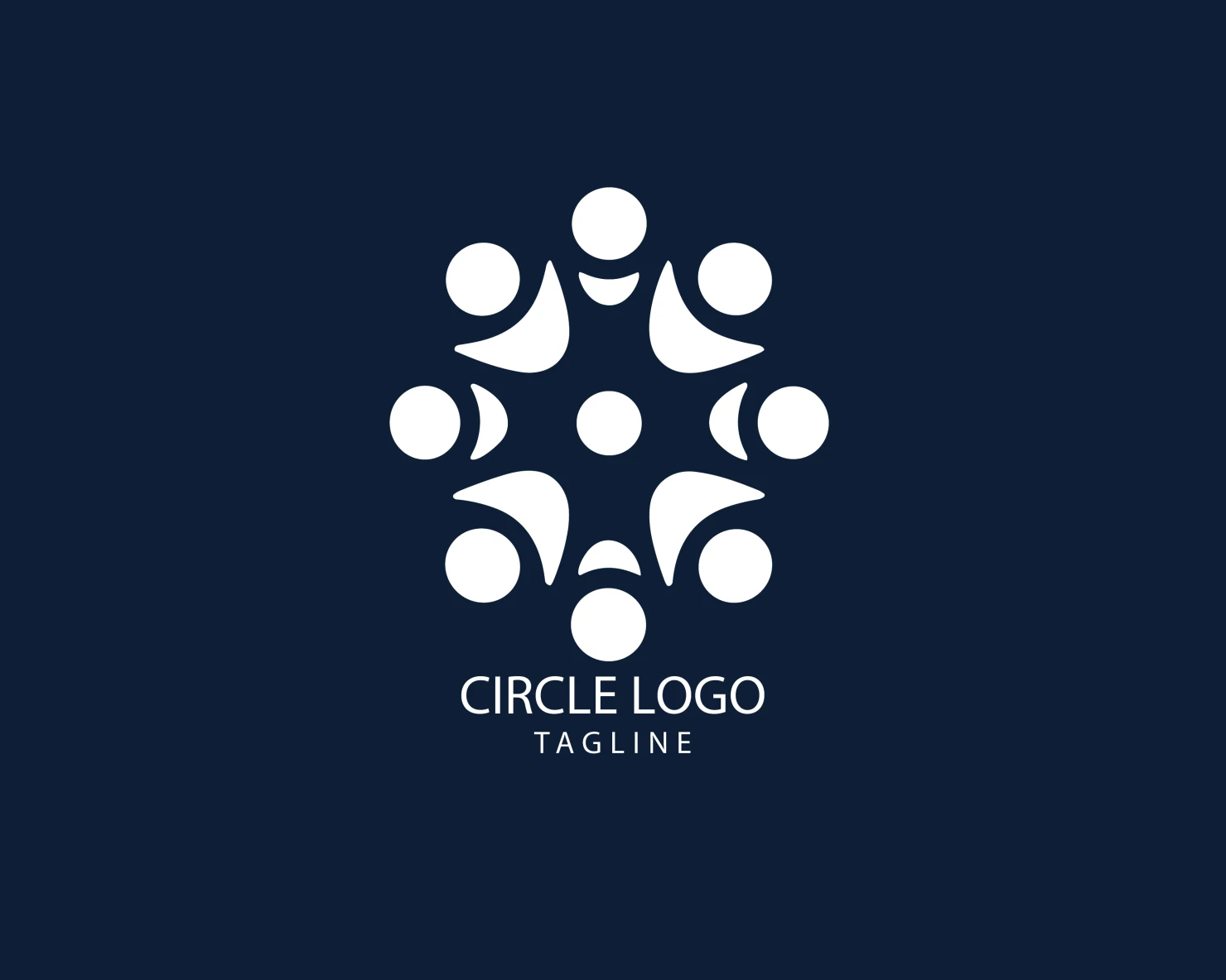 Circle customizable logo set design #38785