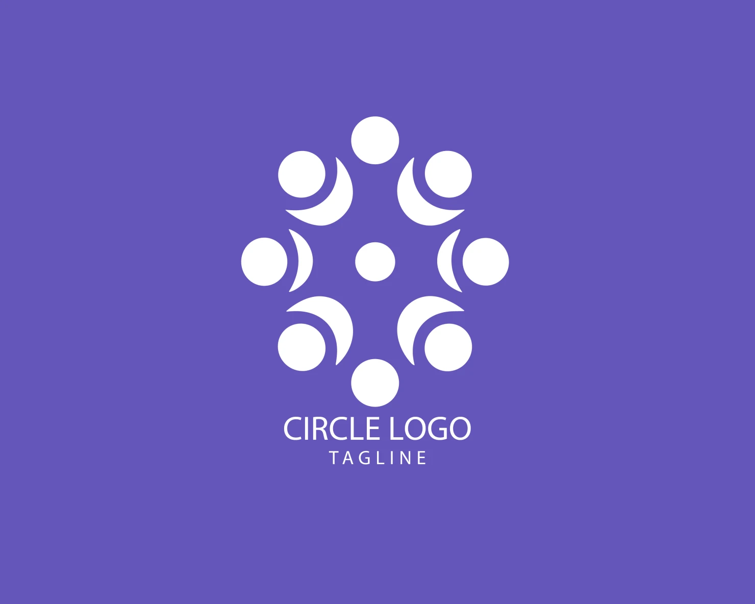 Circle customizable logo set design #38787