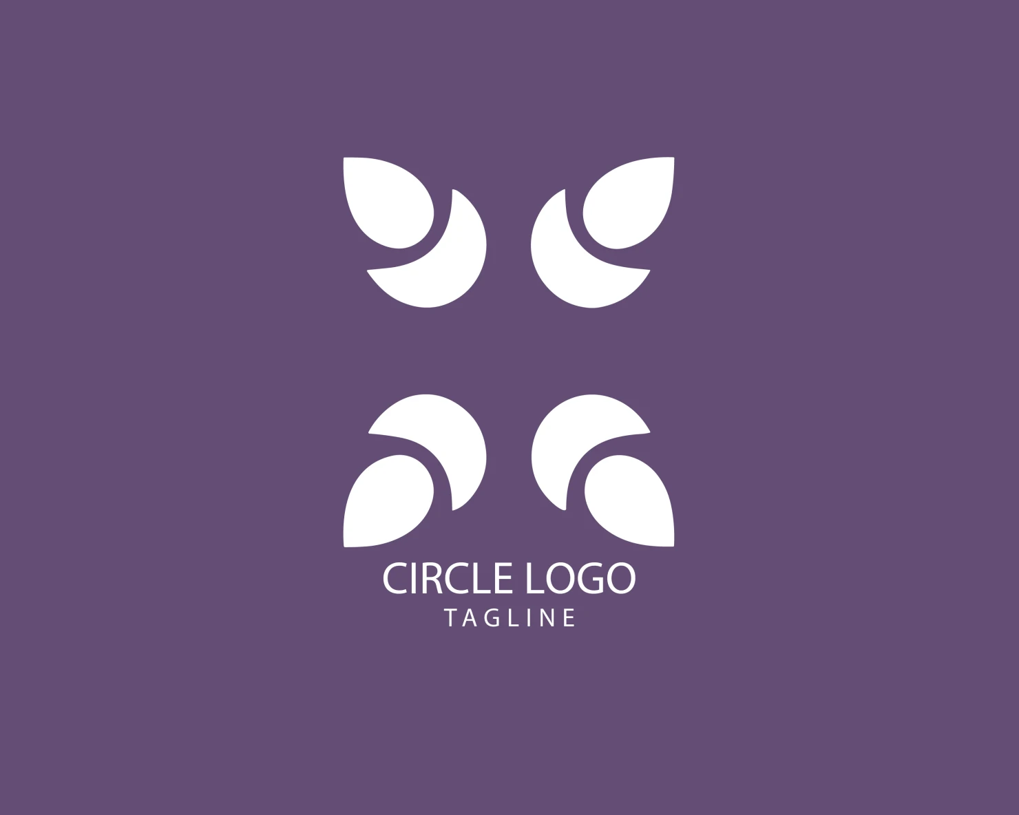 Circle customizable logo set design #38789