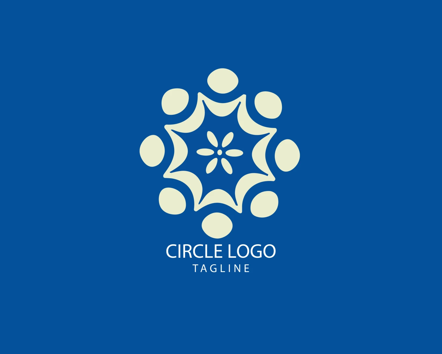 Circle customizable logo set design #38793