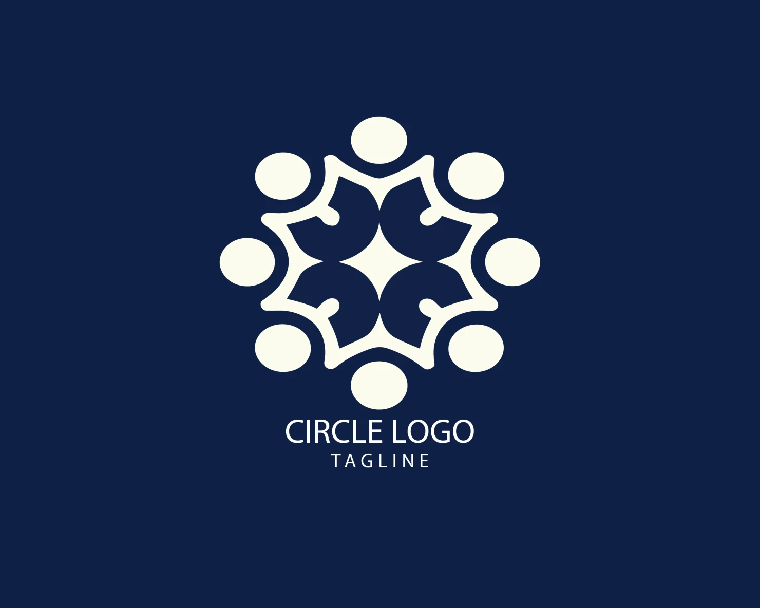 Circle customizable logo set design #38794
