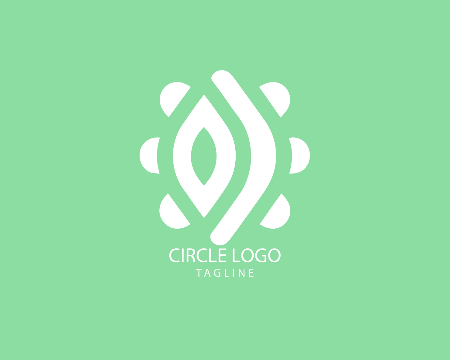 Circle customizable logo set design #38795
