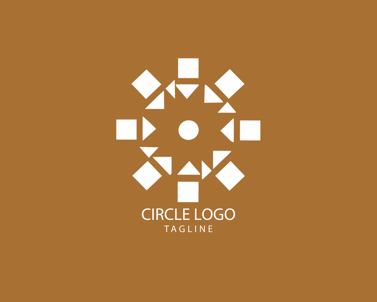 Circle customizable logo set design #38796