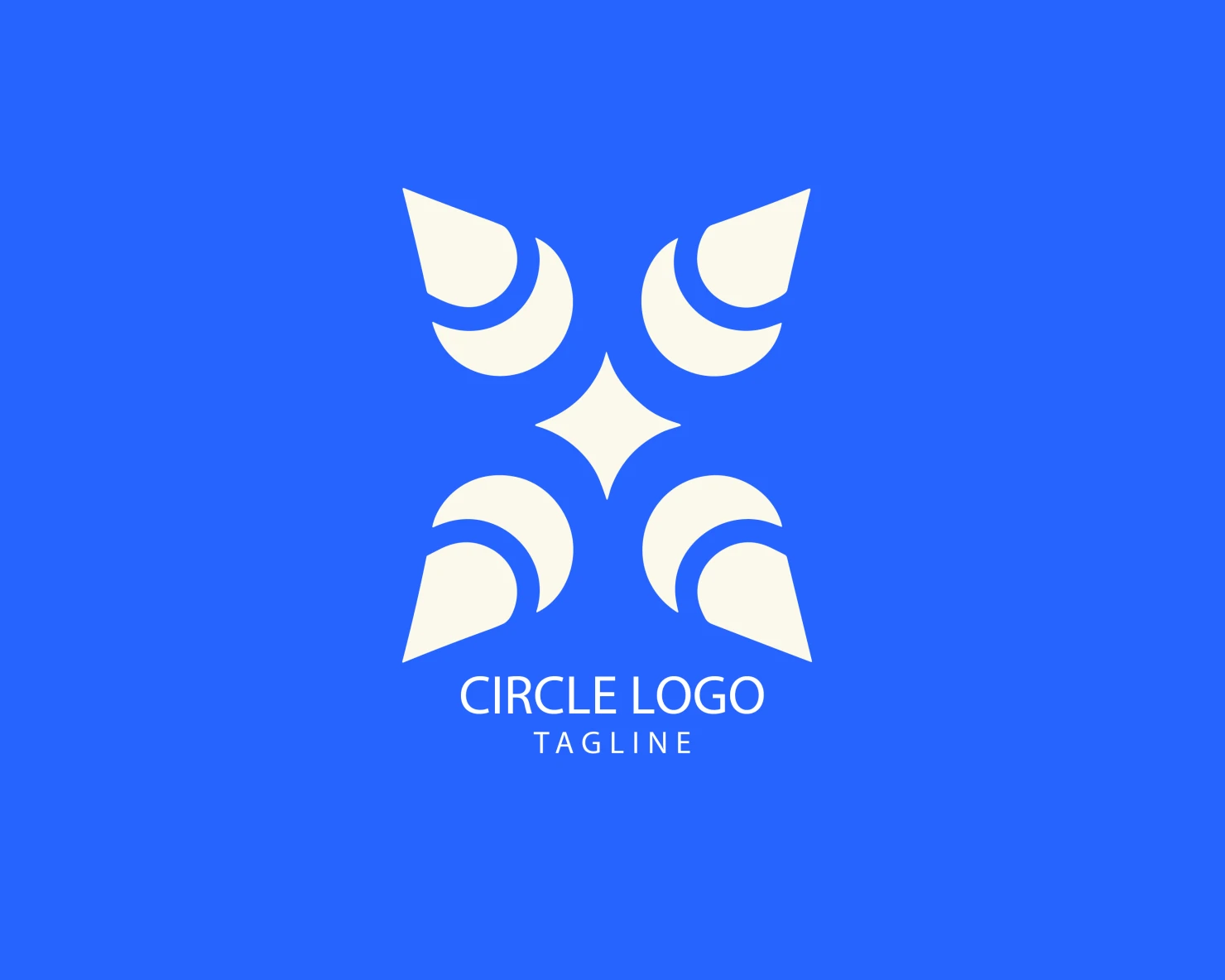 Circle customizable logo set design #38797