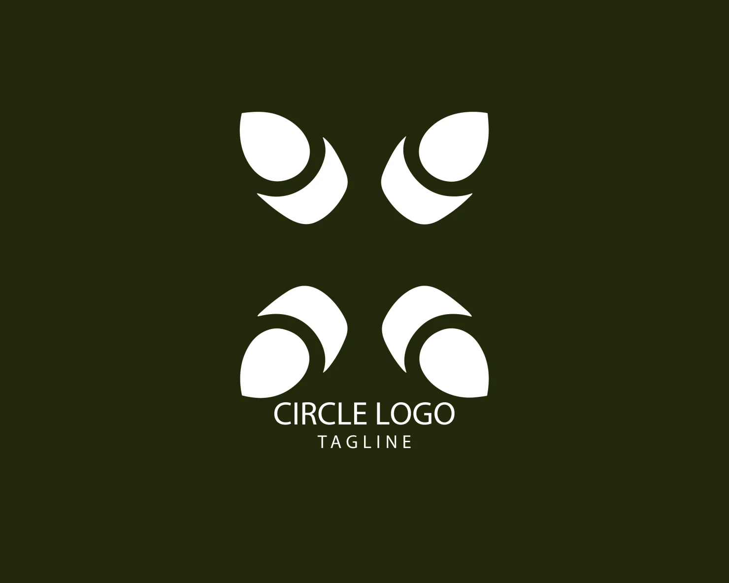 Circle customizable logo set design #38798