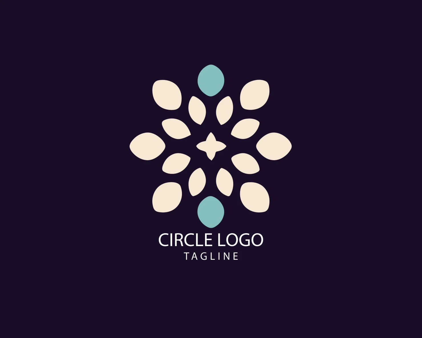 Circle customizable logo set design #38799