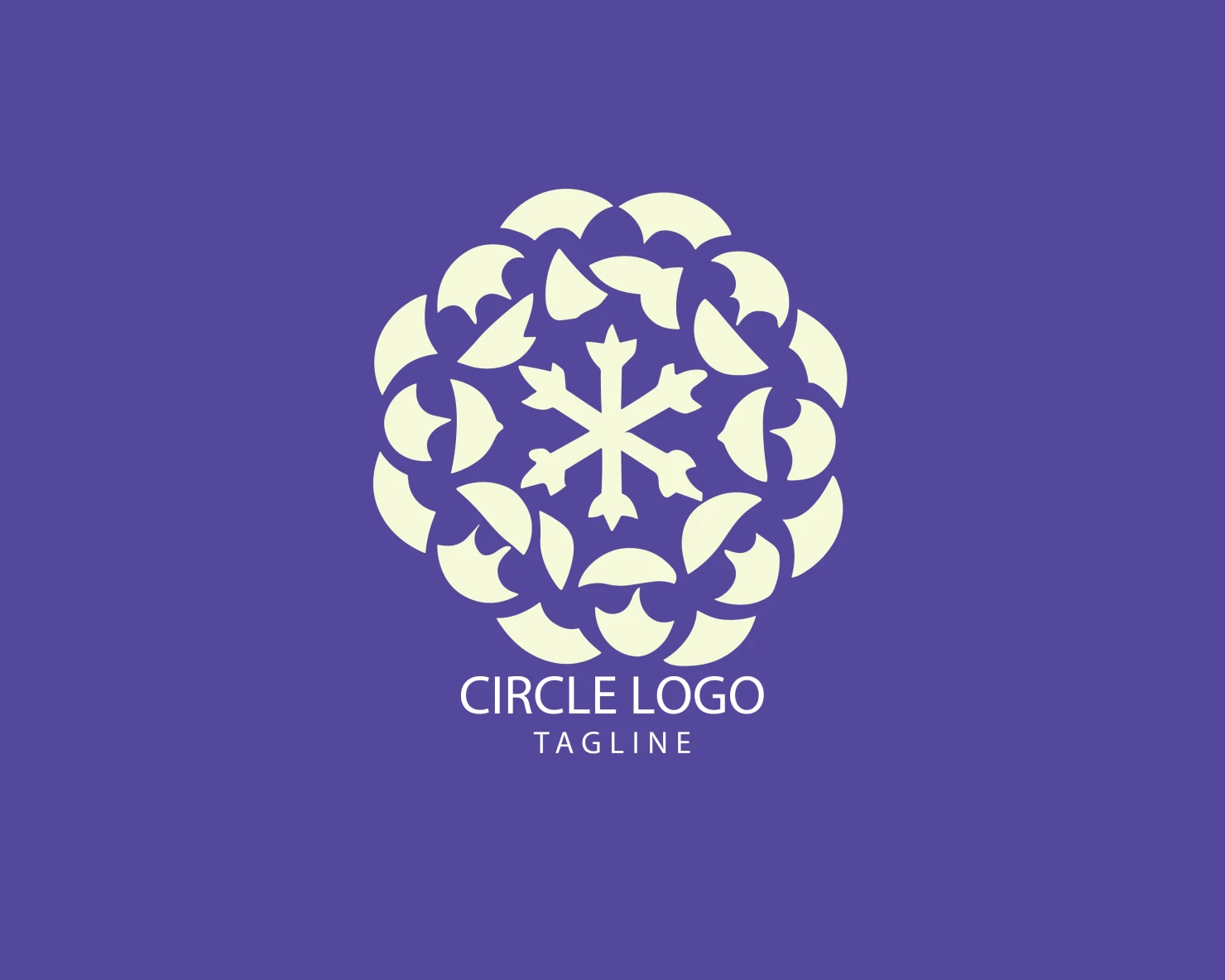 Circle customizable logo set design #38802