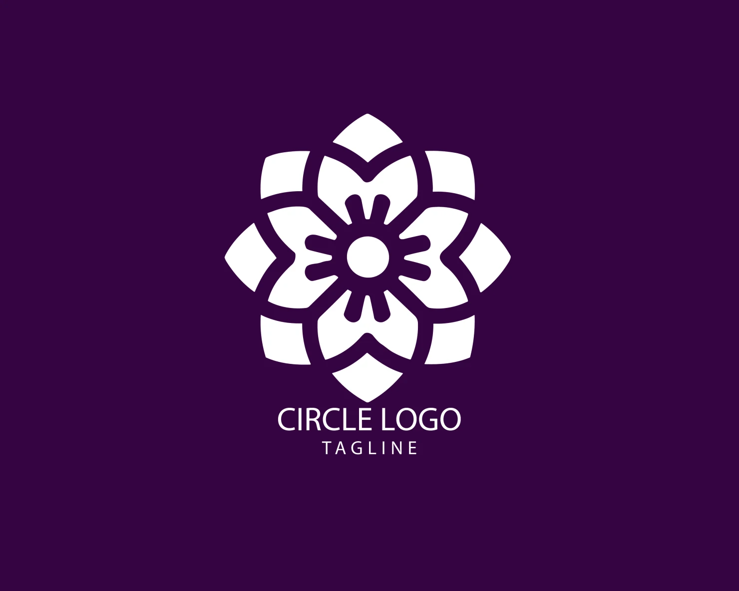Circle customizable logo set design #38803