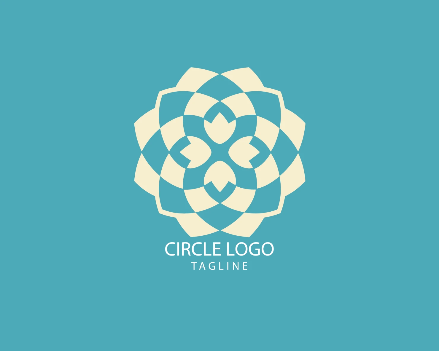 Circle customizable logo set design #38804