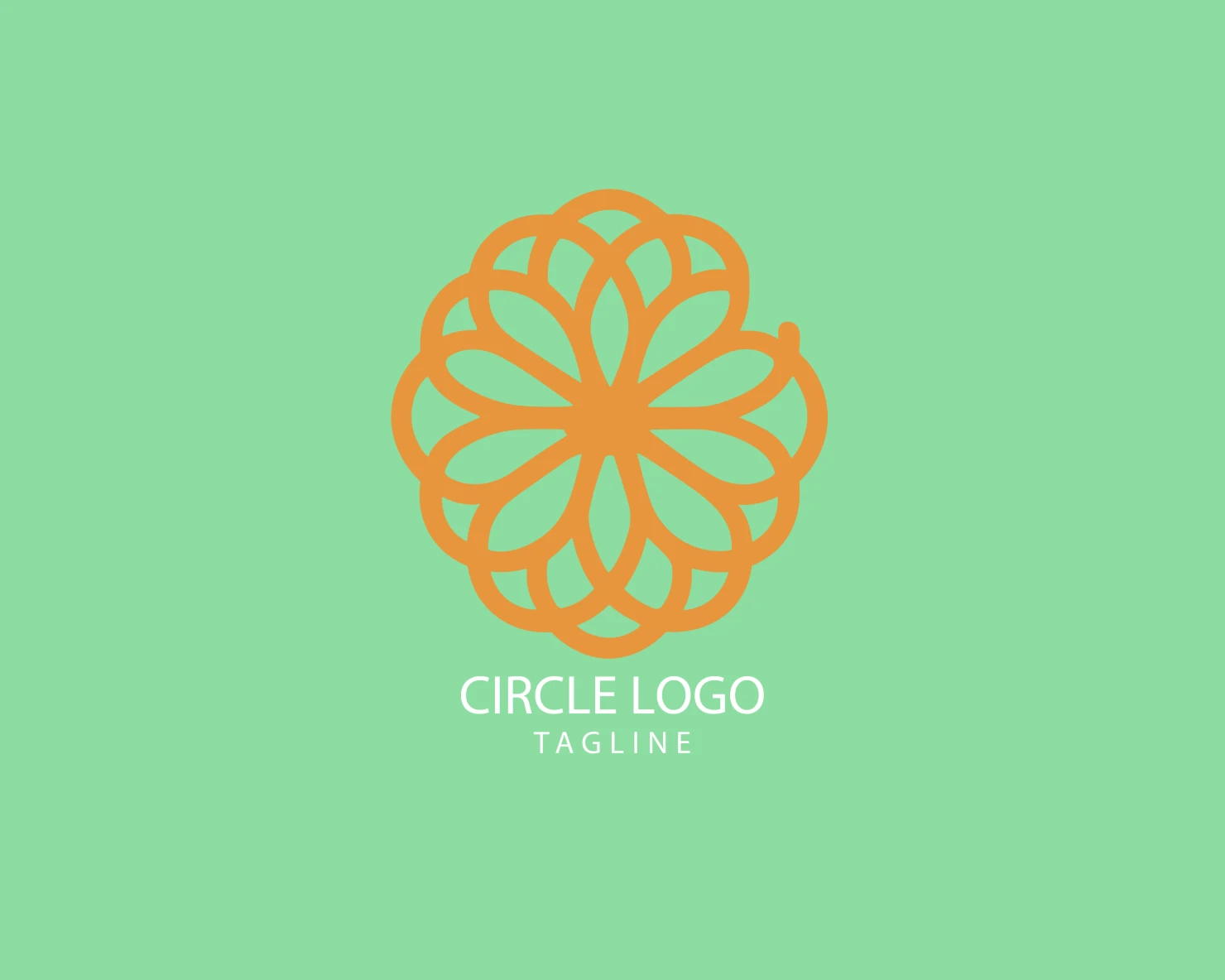 Circle customizable logo set design #38807
