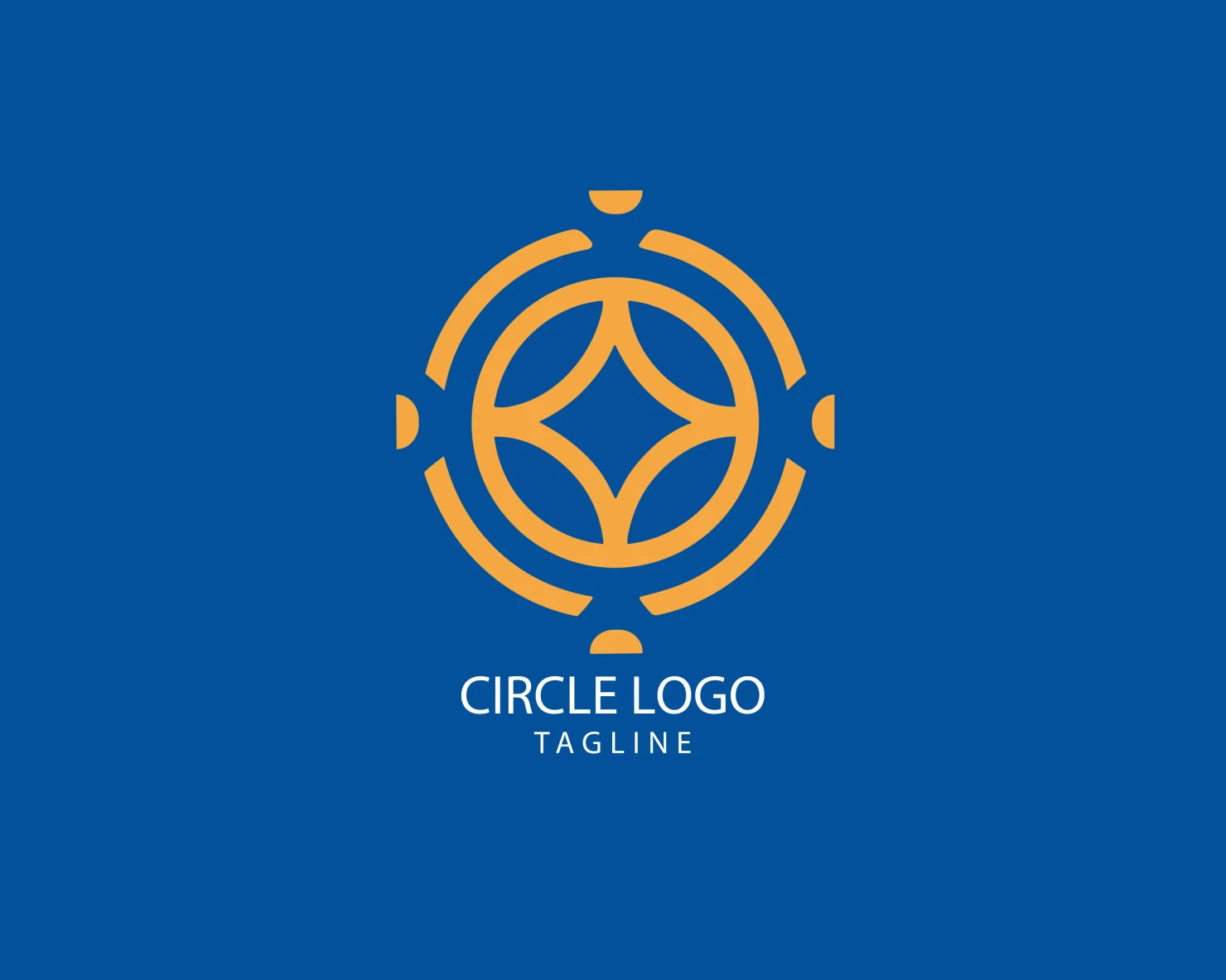 Circle customizable logo set design #38810