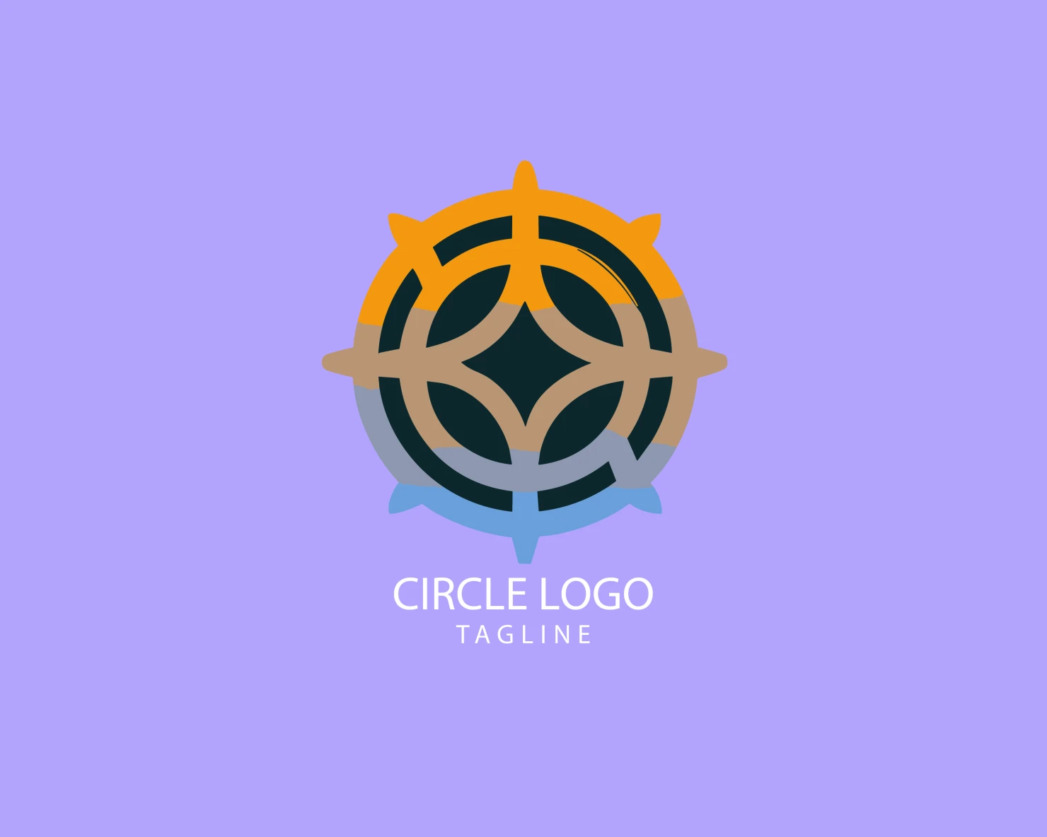 Circle customizable logo set design #38811