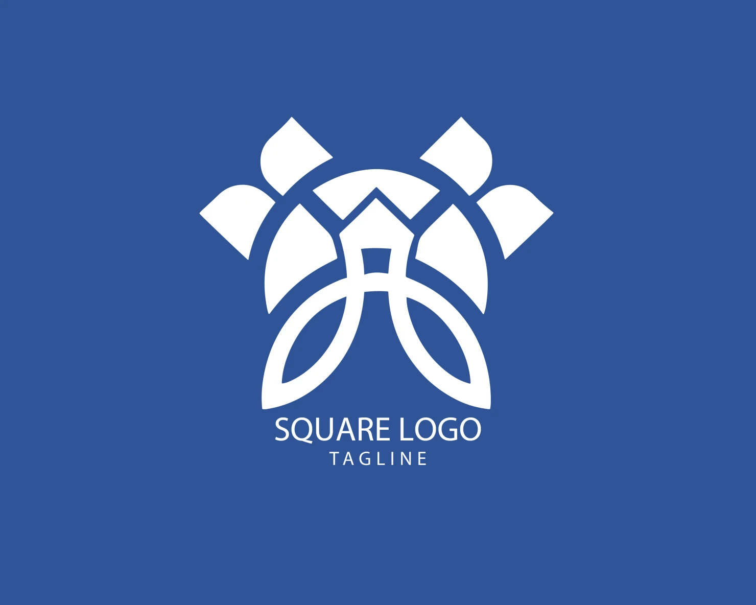Square customizable logo set design #38860